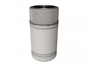 Plastic Pill Bottle Mockup 3D 模型