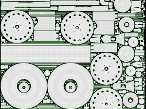 Single axle car trailer with extra walls cover jockey wheel extended 3Dモデル