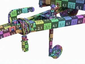 Reboque de carro de eixo &uacute;nico com roda jockey Modelo 3D