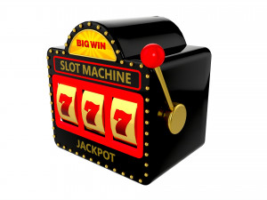 Vintage Slot Machine 3D Model