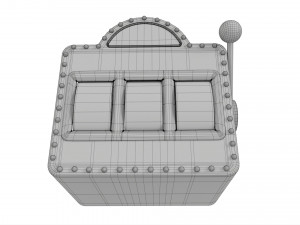 Vintage Slot Machine 3D Model