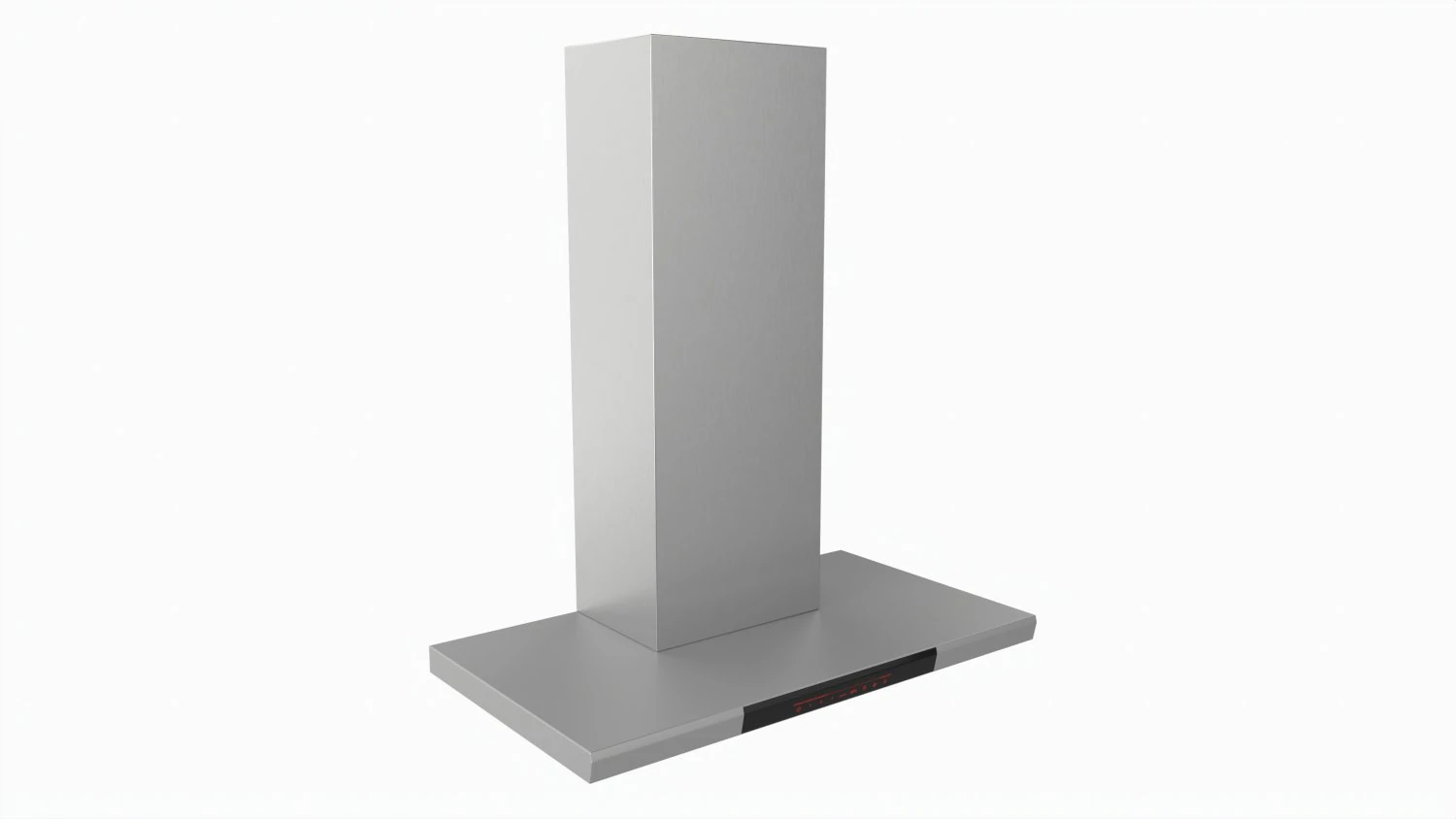 Wall-mounted Cooker Hood Large 3D Model .c4d .max .obj .3ds .fbx .stl .blend 