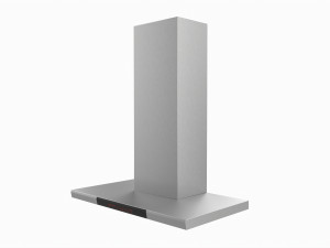 Wall-mounted Cooker Hood Large 3D Model