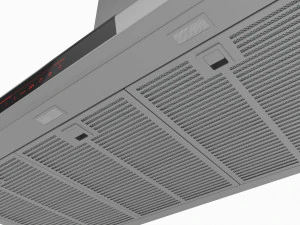 Wall-mounted Cooker Hood Large 3D Model