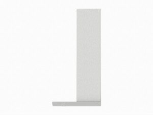 Wall-mounted Cooker Hood Large 3D Model