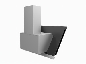 Wall-mounted Inclined Cooker Hood Large 3D Model