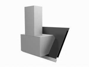 Cappa A Parete Inclinata Large Modello 3D