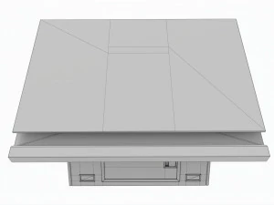 Cappa A Parete Inclinata Large Modello 3D