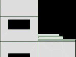 Cappa A Parete Inclinata Large Modello 3D