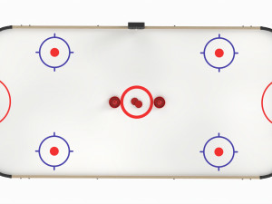 Air Hockey Table with Digital Scoreboard Modelo 3D