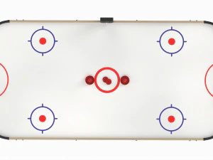 Mesa de Air Hockey con Marcador Digital Modelo 3D