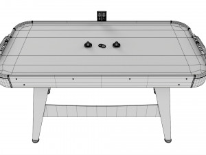 Air Hockey Table with Digital Scoreboard Modelo 3D