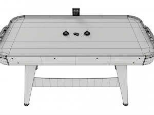 Mesa de Air Hockey con Marcador Digital Modelo 3D