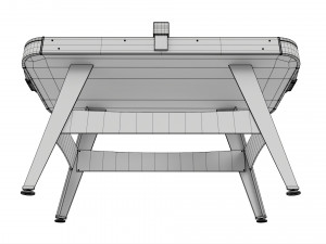 Air Hockey Table with Digital Scoreboard Modelo 3D