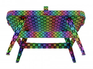 Air Hockey Table with Digital Scoreboard Modelo 3D
