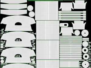 Mesa de Air Hockey con Marcador Digital Modelo 3D