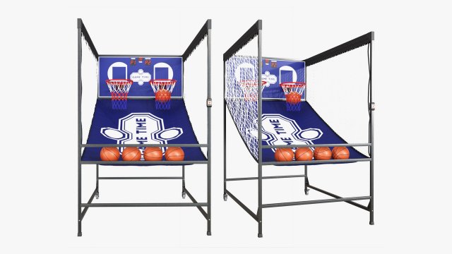 Basketball Arcade Game 3Dモデル .c4d .max .obj .3ds .fbx .stl .blend 