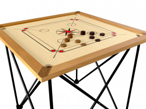 Carrom Board Table Game Modèle 3D