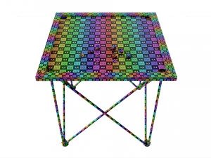 Carrom Board Table Game 3D Model