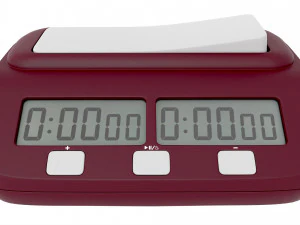 Chess Digital Timer Game Clock 3D Model