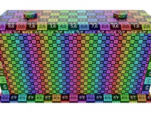 Chess Mechanical Timer Game Clock Wooden 3D Model