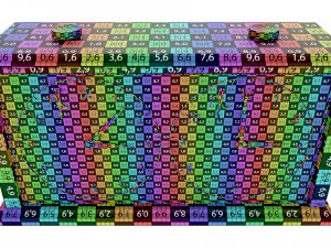 Chess Mechanical Timer Game Clock Wooden 3D Model