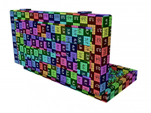Chess Pieces Board Open inside 3D Model