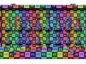 Chess Pieces Board Open inside 3D Model