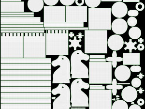 Chess Pieces Board Open inside 3D Model