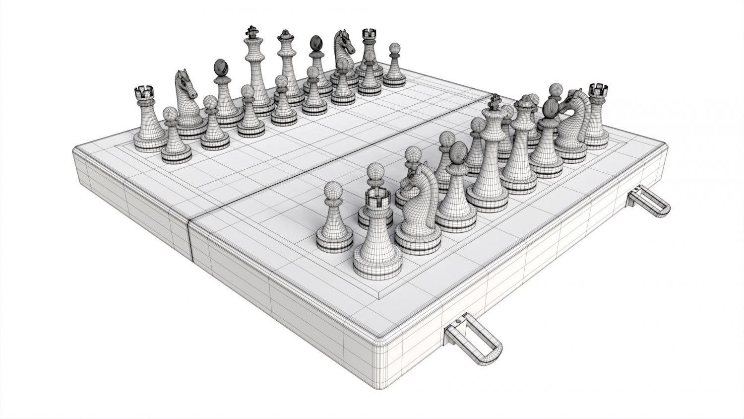chess pieces Free 3D Model in Other 3DExport