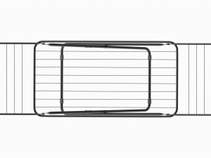Clothes Airer Dryer Black 3D 모델