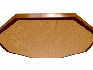 Crokinole Board Table Game Modello 3D