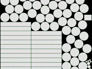 Crokinole Board Table Game 3D Model