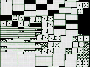 Dominoes Tile Set Table Strategy Game Model 3D