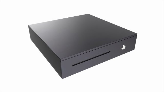 Cash Register Drawer for POS System 3D Model .c4d .max .obj .3ds .fbx .stl .blend 