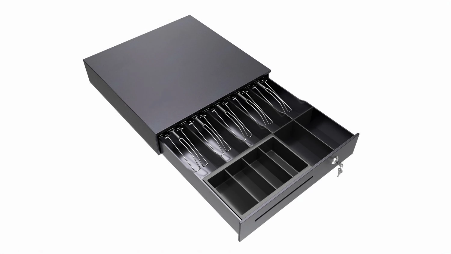 Cash Register Drawer for POS System open 3D Model .c4d .max .obj .3ds .fbx .stl .blend 
