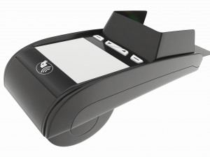 Universal Credit Card POS Terminal 01 Model 3D