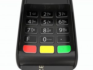 Universal Credit Card POS Terminal 01 Model 3D
