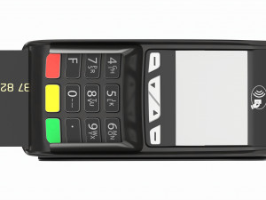 Universal Credit Card POS Terminal 01 Model 3D