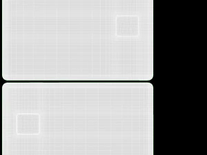 Universal Credit Card POS Terminal 01 3D Model