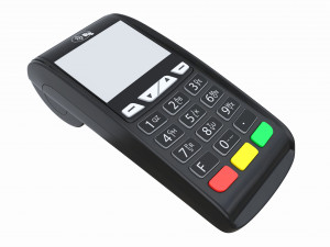 Universal Credit Card POS Terminal 02 Modelo 3D