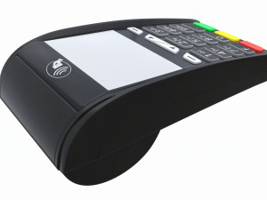 Universal Credit Card POS Terminal 02 3D Model
