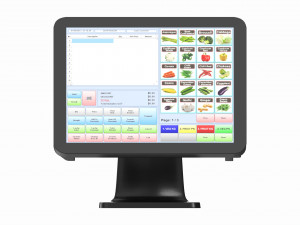 Cash Register POS with Touch Screen Model 3D