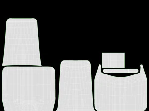 Cash Register POS with Touch Screen 3D Model