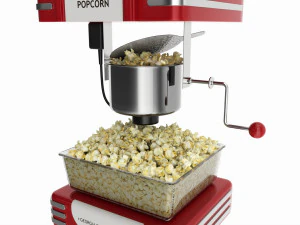 Popcorn Maker Table-Top Vintage 3D Model
