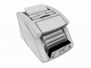Electronic money counting machine 3D Model