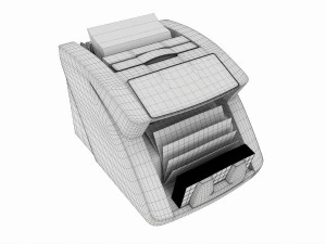 M&aacute;quina de contar dinheiro eletr&ocirc;nico Modelo 3D
