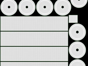 Store display clothing double bar rack system 3D Model