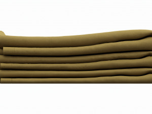 Clothing Classic Men T-shirts Stacked Brown Modelo 3D
