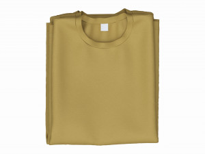 Clothing Classic Men T-shirts Stacked Brown Modelo 3D